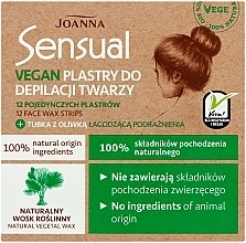 Depilatory Vegan Wax Strips for Face - Joanna Sensual Depilatory Vegan Wax Strips — photo N1