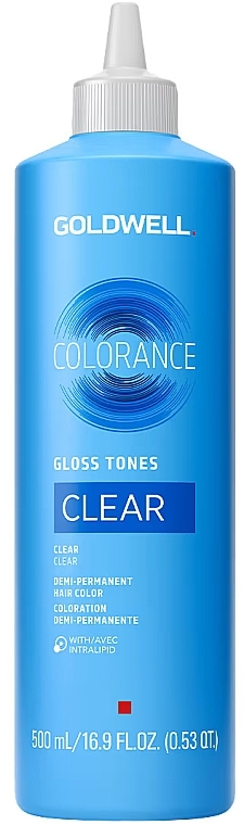 Repairing Semi-Permanent Liquid Color for Express Toning - Goldwell Colorance Gloss Tones Clear — photo N1