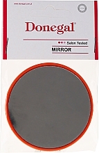 Compact Round Mirror, 9511, 7 cm, orange - Donegal — photo N12