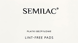 Lint-Free Nail Pads - Semilac Lint Free Cleaning Nail Pads — photo N7