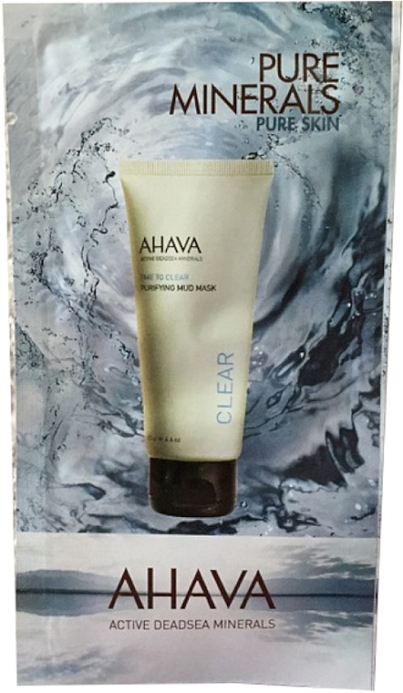 Cleansing Face Mask - Ahava Time To Clear Purifying Mud Mask (sample) — photo N1