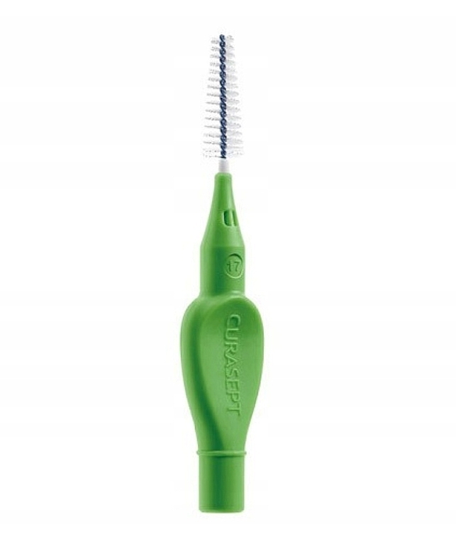 Interdental Brushes 1.7 mm, 5 pcs, green - Curaprox Curasept Proxi Treatment T17 Cone Green — photo N2