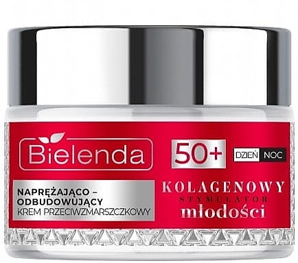 Lifting & Repairing Anti-Wrinkle Cream - Bielenda Collagen Youth Stimulator Cream 50+	 — photo N1