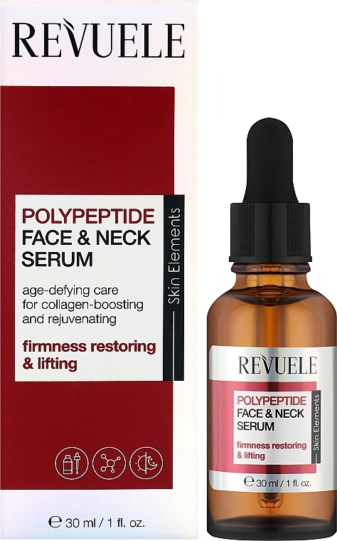 Face & Neck Serum with Peptides - Revuele Polypeptide Face & Neck Serum — photo N6