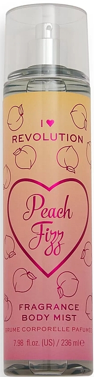 Perfumed Body Spray - I Heart Revolution Peach Fizz Body Mist — photo N1