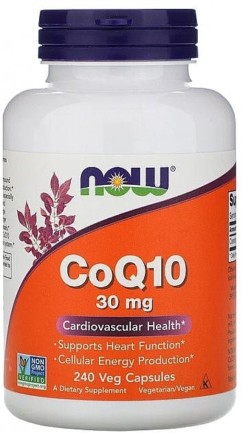 Dietary Supplement 'Coenzyme Q10 30 mg' - Now Foods CoQ10 30 mg — photo N6