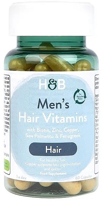 Hair CareMen Dietary Supplement - Holland & Barrett Men Hair Vitamins — photo N3