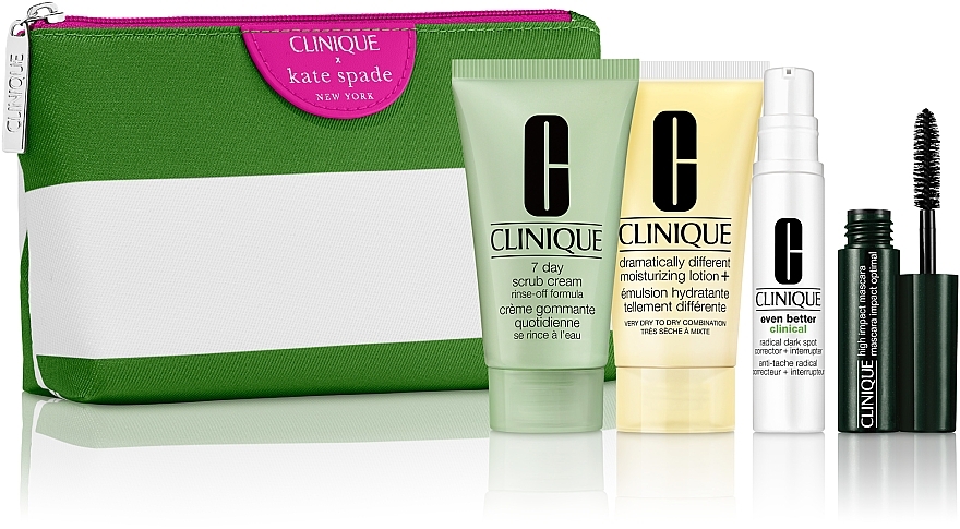 GIFT! Set - Clinique Must Have 4CA (scr/30ml + lot/30ml + serum/10ml + mascara/3.5ml + bag) — photo N1