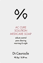 Fragrances, Perfumes, Cosmetics Cleansing Soap for Acne-Prone Skin - Dr.Ceuracle AC Cure Solution Medicare Soap