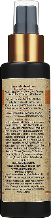 Hair Tonic "Henna and Amla" - Sattva Ayurveda Henna & Amla — photo N2