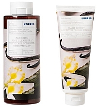 Fragrances, Perfumes, Cosmetics Set 'Mediterranean Vanilla Blossom' - Korres Mediterranean Vanilla Blossom (sh/gel/400ml + b/butter/235ml)