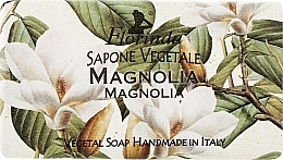 Fragrances, Perfumes, Cosmetics Vegetale Magnolia Natural Soap - Florinda Sapone Vegetale Magnolia
