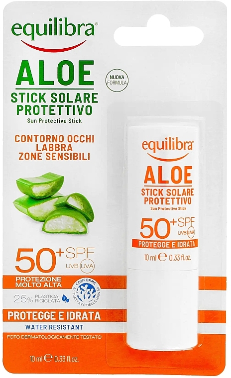 Sun Stick - Equilibra Aloe Line Sun Protection Stick SPF 50 — photo N2