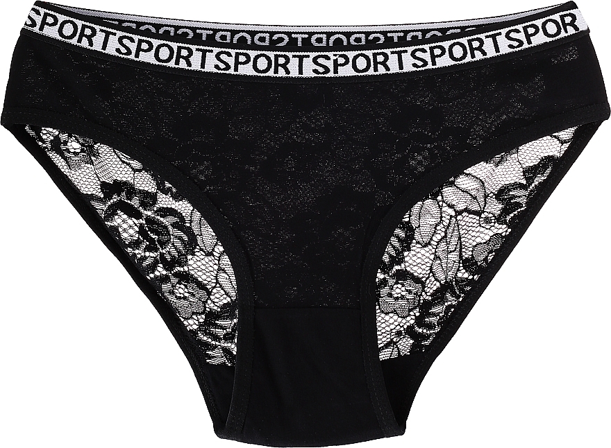 Women Lace Panties, black - Moraj — photo N1