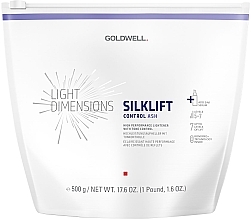 Fragrances, Perfumes, Cosmetics Hair Bleaching Powder - Goldwell Silklift Control Ash Level 5-7