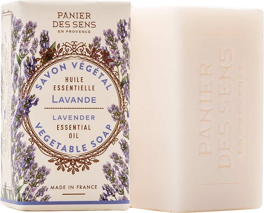 Extra Gentle Vegetable Soap "Lavender" - Panier des Sens Extra-Gentle Lavender Vegetable Soap — photo N1