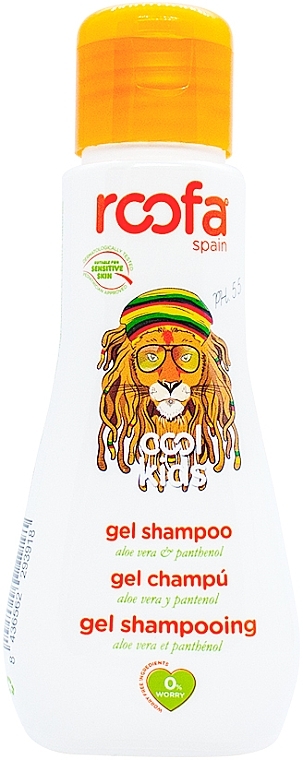 Aloe Vera & Panthenol Shampoo Gel with Pear Sorbet Scent, 4+ years - Roofa Cool Kids Gel Shampoo (mini size) — photo N1