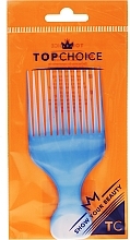Hair Comb "Afro", 60403, blue - Top Choice — photo N1