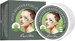 Fragrances, Perfumes, Cosmetics Hydrogel Eye Patches with Aloe Vera - Love Skin Aloe Rehydrating Eye Mask