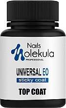 Universal Top with Sticky Layer - Nails Molekula Top Coat Sticky Universal EO — photo N1