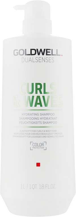 Shampoo for Curly and Wavy Hair - Goldwell Dualsenses Curls & Waves Hydrating Shampoo — photo N17