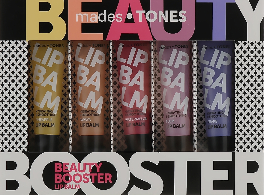 Beauty Booster Lip Balm Set (5 x balm/15ml) - Mades Cosmetics — photo N1