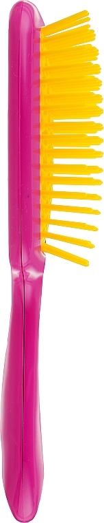 Hair Brush, pink and yellow - Janeke Small Superbrush — photo N3