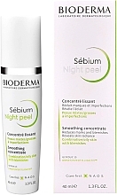 Fragrances, Perfumes, Cosmetics Smoothing Concentrate - Bioderma Sebium Night Peel Smoothing Concentrate