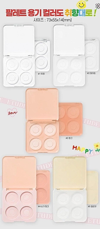 Eyeshadow Palette - Etude Look At My Eyes Diy Palette — photo N4