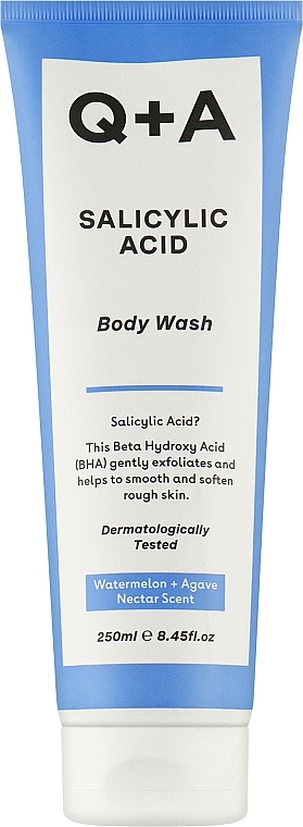 Body Wash Gel with Salicylic Acid - Q+A Salicylic Acid Body Wash — photo N1