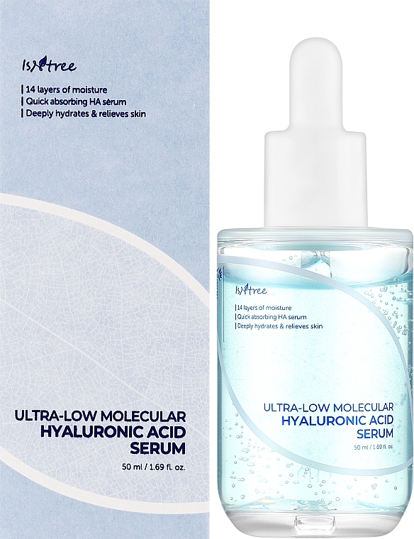 Low Molecular Weight Hyaluronic Acid Serum - IsNtree Ultra-Low Molecular Hyaluronic Acid Serum — photo N2