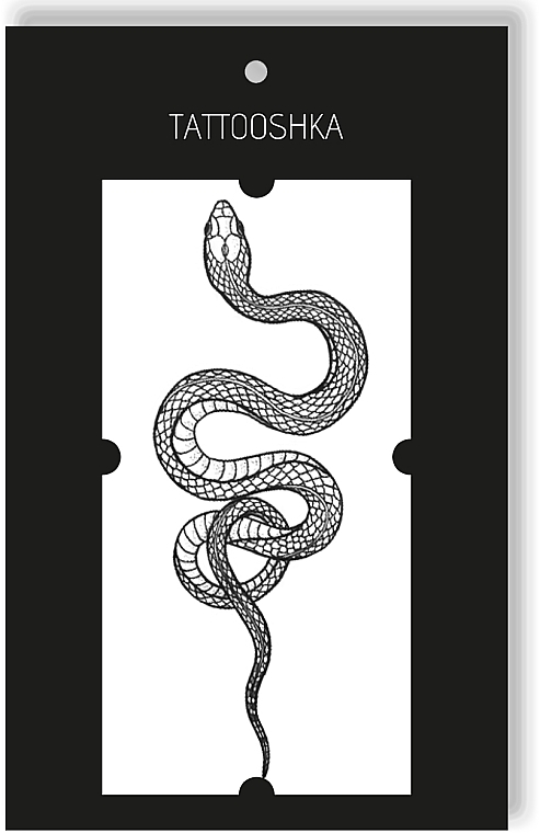 Temporary Tattoo "Snake 20 cm" - Tattooshka — photo N2