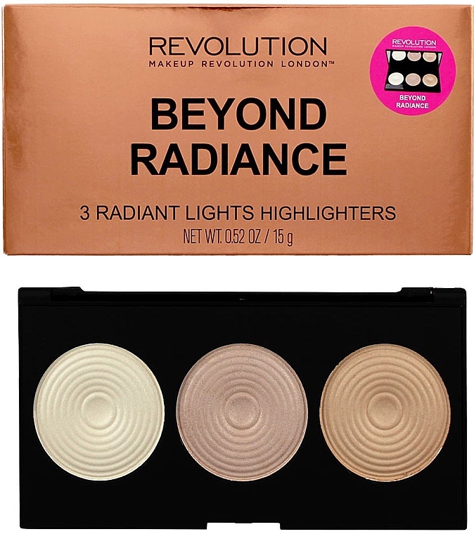 Highlighter Palette - Makeup Revolution Highlighter Palette Beyond Radiance — photo N1