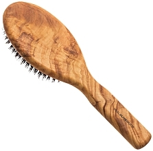 Olive Wood Hair Brush, boar bristles - Hydrea London Olive Wood Hair Brush With Boar Bristle — photo N2