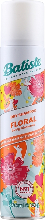 Dry Shampoo - Batiste Dry Shampoo Bright and Lively Floral Essences — photo N1