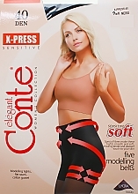 Fragrances, Perfumes, Cosmetics Tights "X-press" 40 Den, nero - Conte