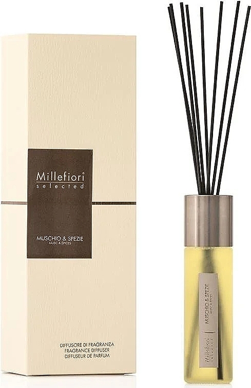 Fragrance Diffuser - Millefiori Milano Selected Musk Spicesr Fragrance Diffuser — photo N1