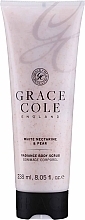 Fragrances, Perfumes, Cosmetics White Nectarine & Pear Body Scrub - Grace Cole Boutique White Nectarine & Pear Radiance Body Scrub