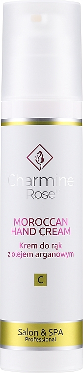 Hand Cream with Argan Oil - Charmine Rose Argan Moroccan Hand Cream — photo N36