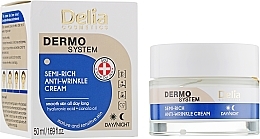 Fragrances, Perfumes, Cosmetics Anti-Aging Face Cream - Delia Dermo System Semi-Rich Anti-Wrinkle Cream