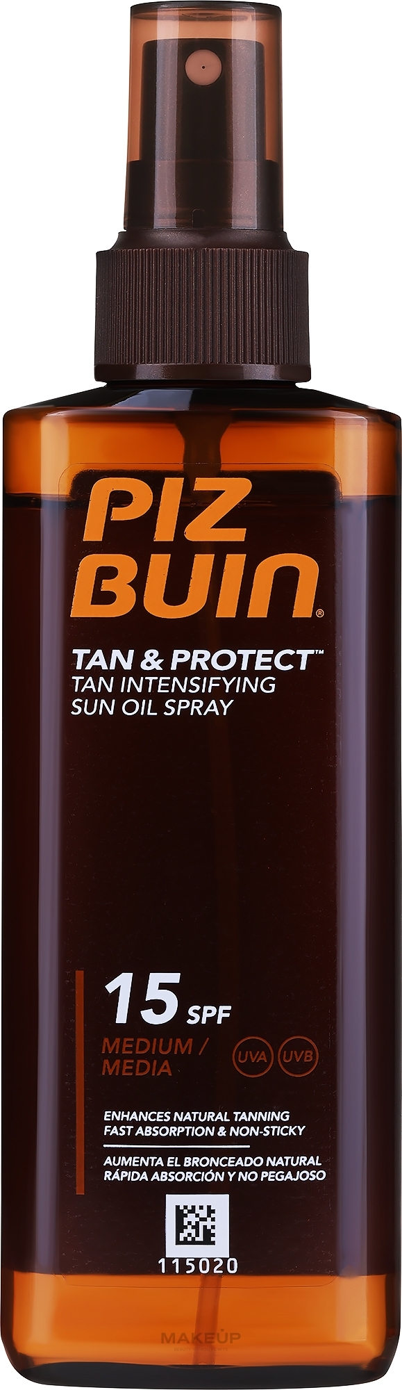 Protecting & Tan Accelerating Oil - Piz Buin Tan&Protect Tan Accelerating Oil Spray SPF15 — photo 150 ml