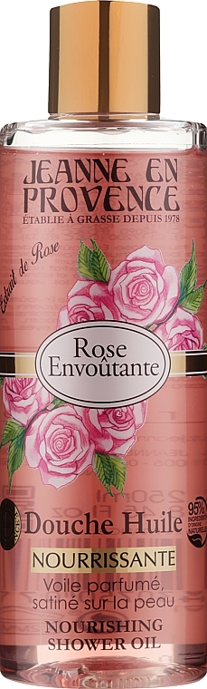 Rose Shower Oil - Jeanne en Provence Rose Nourishing Shower Oil — photo N2