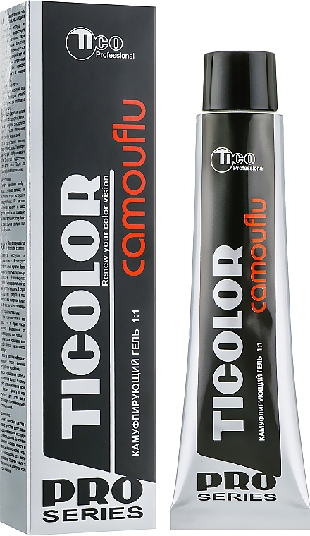 Anti-Grey Hair Camouflage Gel - Tico Professional Ticolor Gel Color For Man — photo N11