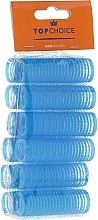 Velcro Hair Curlers "Velcro" diameter 18 mm, 12 pcs, 0188 - Top Choice — photo N2