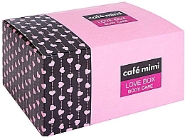 Fragrances, Perfumes, Cosmetics Set - Cafe Mimi Love Box (b/cr/150ml + soap/100ml + salt/100g + sponge)