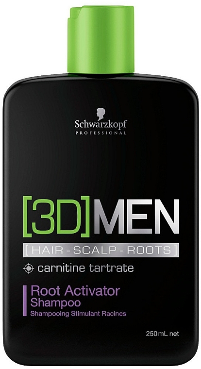 Hair Growth Activating Shampoo - Schwarzkopf Professional 3D Mension Activating Shampoo — photo N1