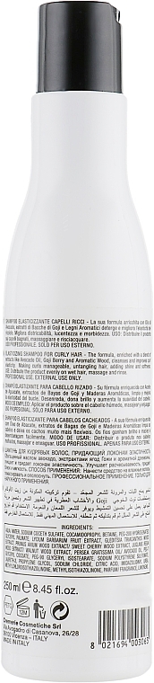 Shampoo for Curly Hair - Pura Kosmetica Pure Elasticity — photo N2