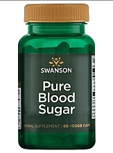 Fragrances, Perfumes, Cosmetics Pure Blood Sugar Supplement in Veggie Caps, 60 capsules - Swanson Pure Blood Sugar