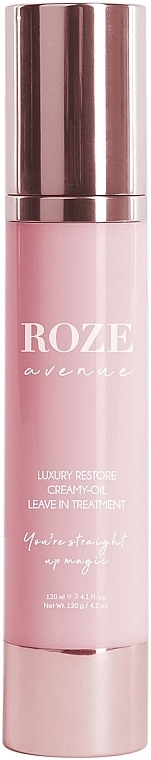 Leave-In Hair Cream Oil - Roze Avenue Luxury Restore Creamy-Oil Leave In Treatment — photo N1