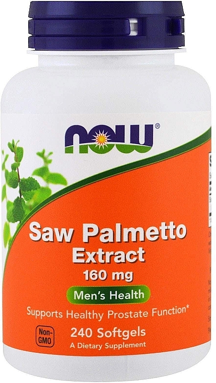 Saw Palmetto Extract - Now Foods Saw Palmetto Extract, 160mg — photo N5